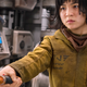 Rose Tico stands ready to stun the bejesus out of any deserters in Star Wars: The Last Jedi.